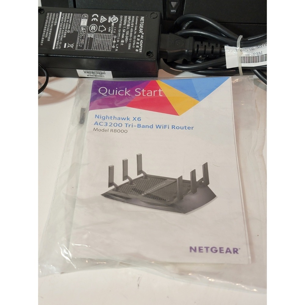 NETGEAR Nighthawk X6 Smart Wireless Wi-Fi Router R8000  Tested Works Complete - Picture 2 of 16